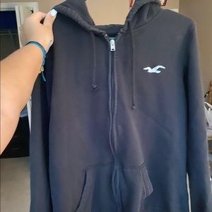 Hollister Zip Up Jacket W Hoodie!